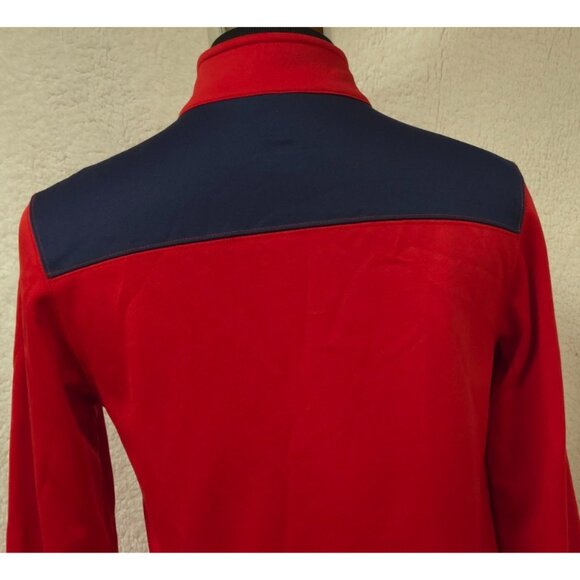 MLB St. Louis Cardinals Mens Medium Red Quarter Zip Logo Pullover Shirt Jacket - Picture 8 of 11